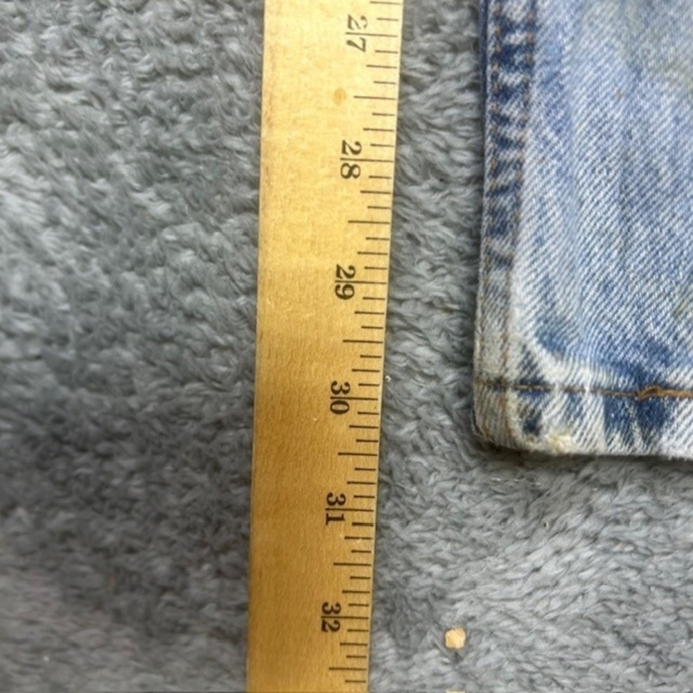 Levis 560 Jeans Mens 34x30 Light Blue‎ Loose Fit Comfort Tapered Denim Y2k 00s - Picture 11 of 14